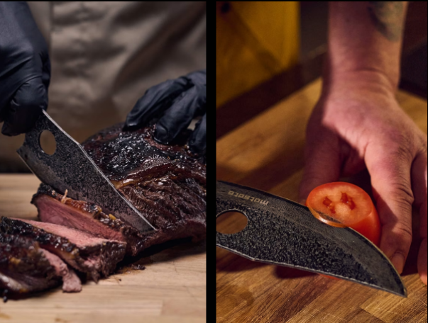 Crafted from high-quality stainless steel, the blade offers exceptional sharpness and long-lasting edge retention.