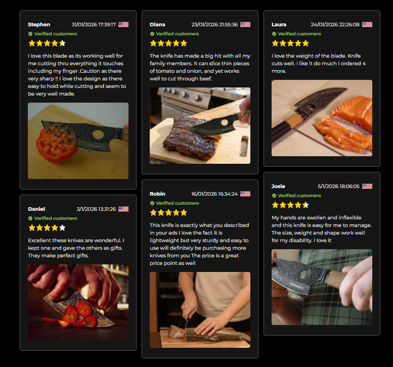 Many customers review.